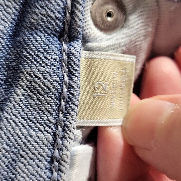 Michael Kors Womens‎ 12 Lightwash Jeans Straight Leg Ankle Cuffed Denim Casual - Picture 4 of 9